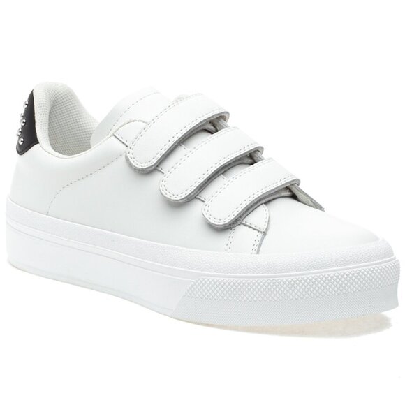 J/Slides Other - NWOT J/Slides White Gennie Leather Sneakers 8